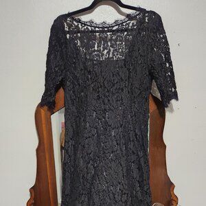 Black Lace Maxi dress Size Medium